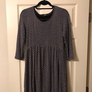 White Plum knit dress